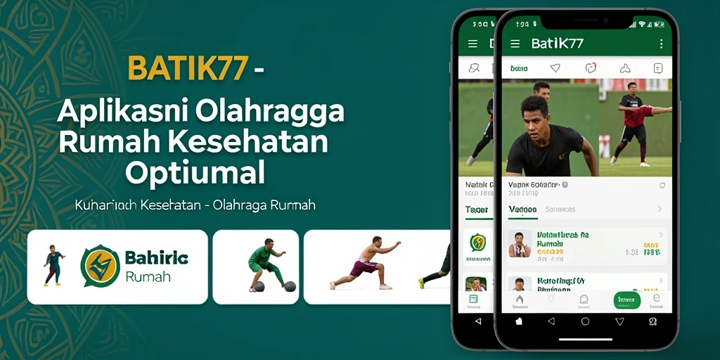 Screenshot antarmuka pengguna BATIK77 yang intuitif untuk olahraga rumah.