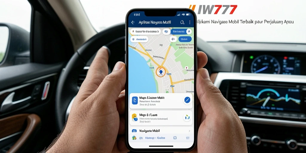 Antarmuka IW777 yang memudahkan navigasi mobil.