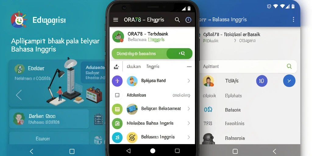 Tampilan antarmuka aplikasi ORA78 yang user-friendly dan menarik.