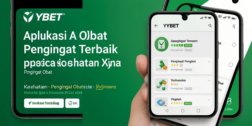 Tampilan aplikasi YYBET yang sederhana dan jelas untuk pengingat obat.